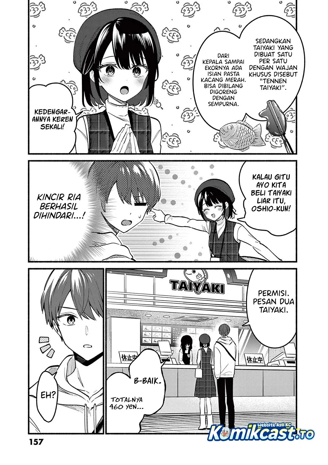 Shiotaiou no Sato-san ga Ore ni dake Amai Chapter 76 - halaman 8