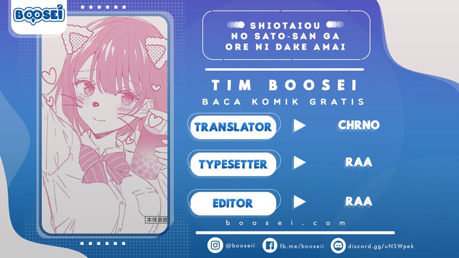 Shiotaiou no Sato-san ga Ore ni dake Amai Chapter 9 - halaman 1
