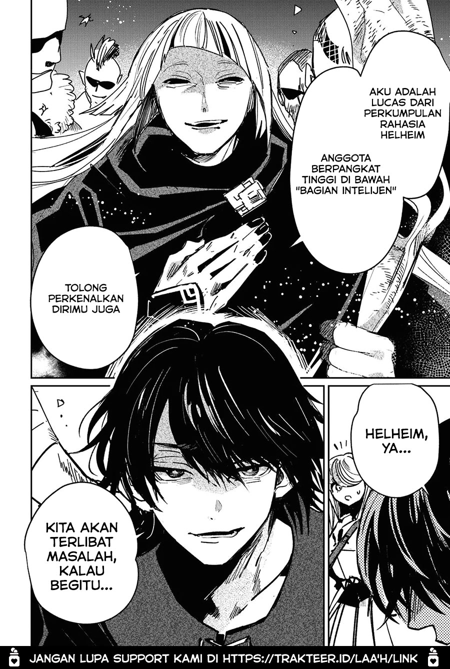 Shiou no Kikan: Motoyuusha no Ore, Jibun ga Soshiki shita Chuuni Himitsu Kessha wo Tomeru Tame ni Futatabi Isekai ni Shoukan sareteshimau Chapter 1 - halaman 34