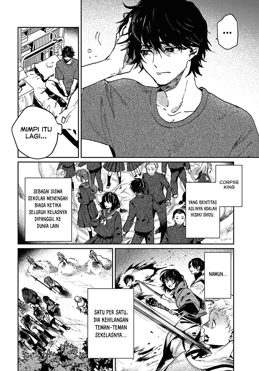 Shiou no Kikan: Motoyuusha no Ore, Jibun ga Soshiki shita Chuuni Himitsu Kessha wo Tomeru Tame ni Futatabi Isekai ni Shoukan sareteshimau Chapter 1 - halaman 5