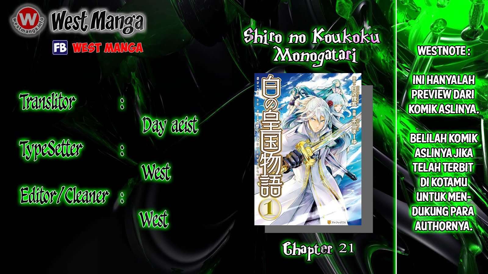 Shiro no Koukoku Monogatari Chapter 21 - halaman 3