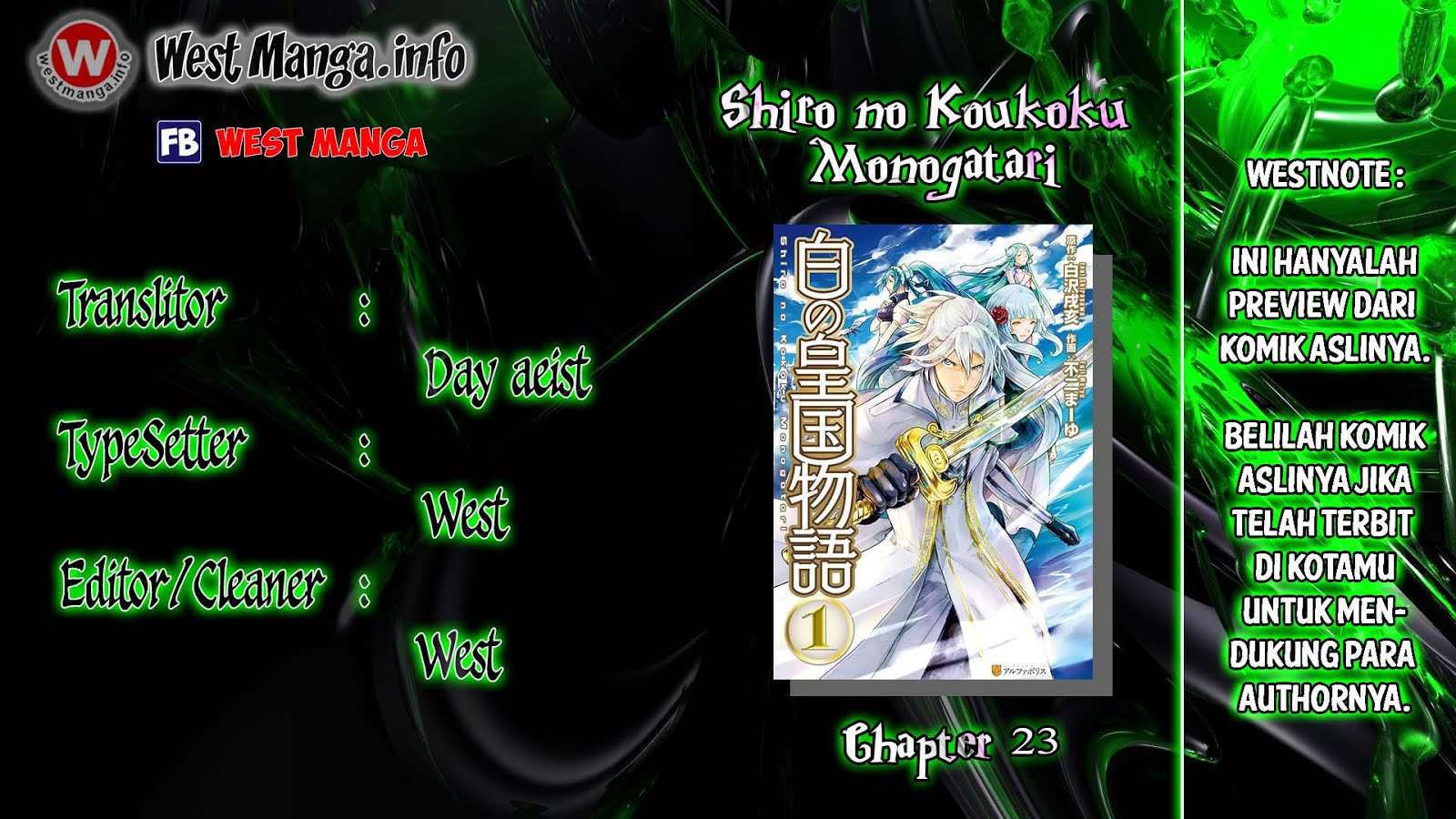 Shiro no Koukoku Monogatari Chapter 23 - halaman 2