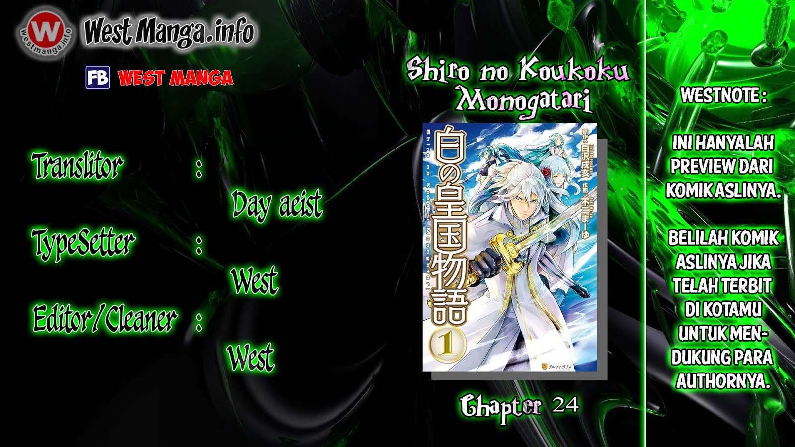 Shiro no Koukoku Monogatari Chapter 24 - halaman 2