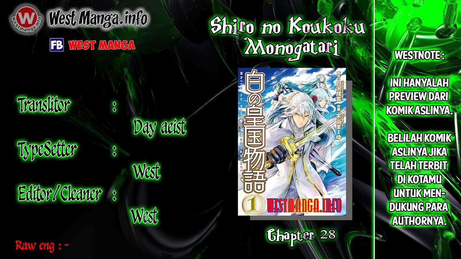 Shiro no Koukoku Monogatari Chapter 28 - halaman 2