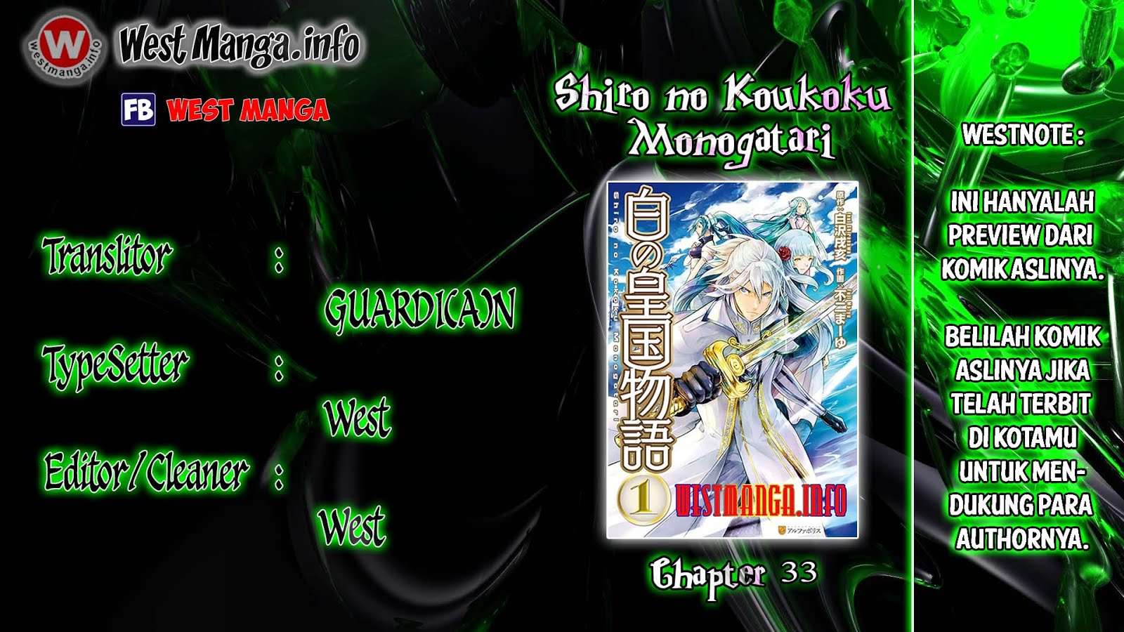 Shiro no Koukoku Monogatari Chapter 33 - halaman 2