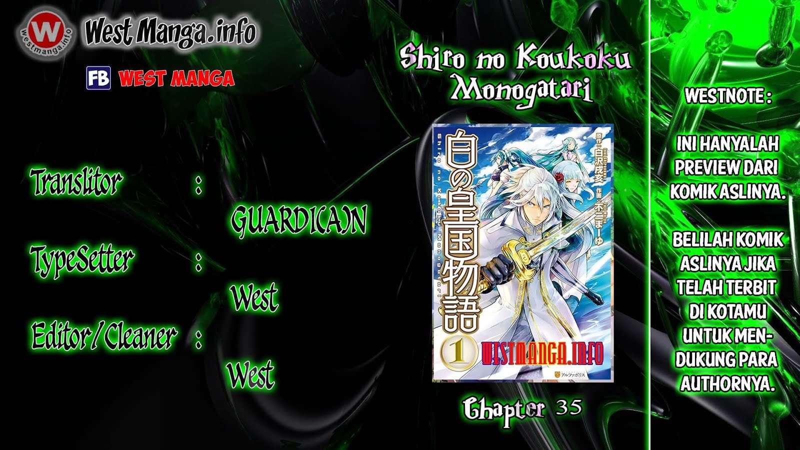 Shiro no Koukoku Monogatari Chapter 35 - halaman 2