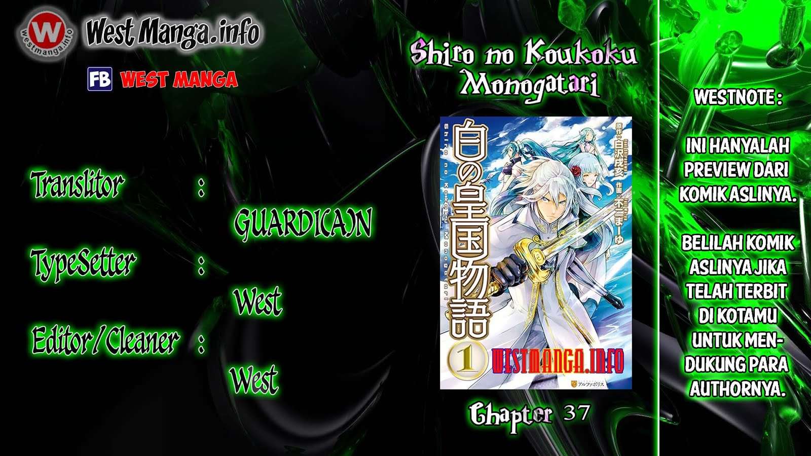 Shiro no Koukoku Monogatari Chapter 37 - halaman 2