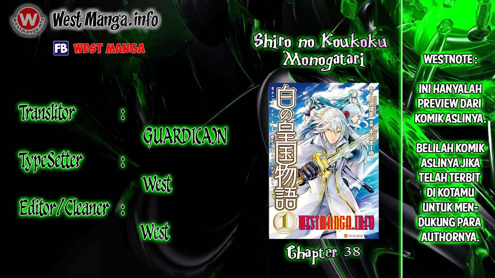 Shiro no Koukoku Monogatari Chapter 38 - halaman 2