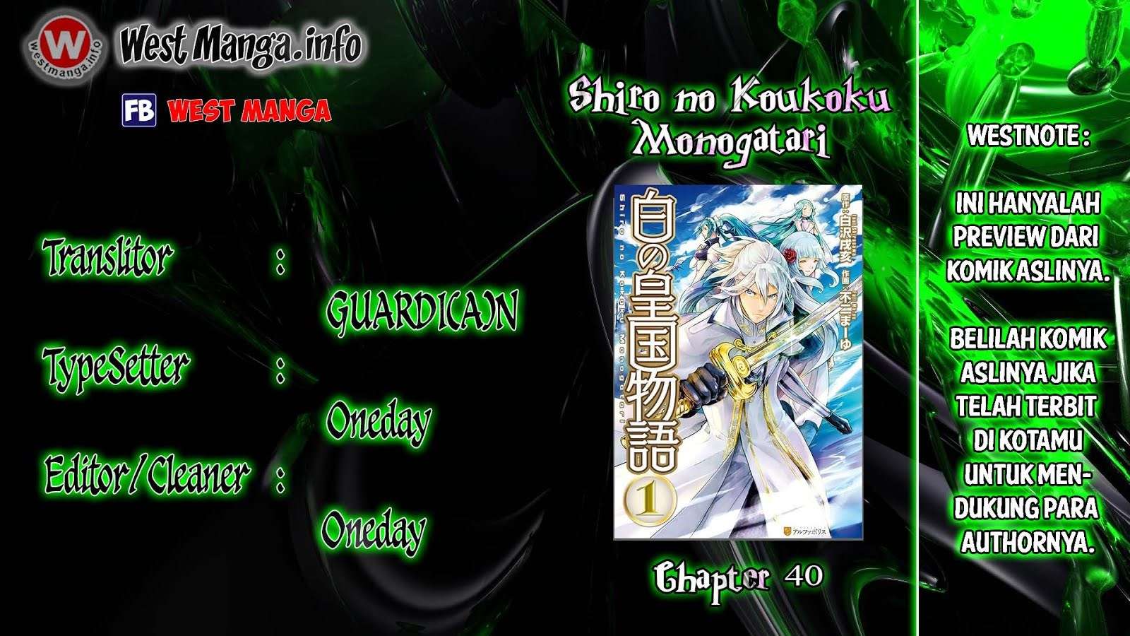 Shiro no Koukoku Monogatari Chapter 40 - halaman 2