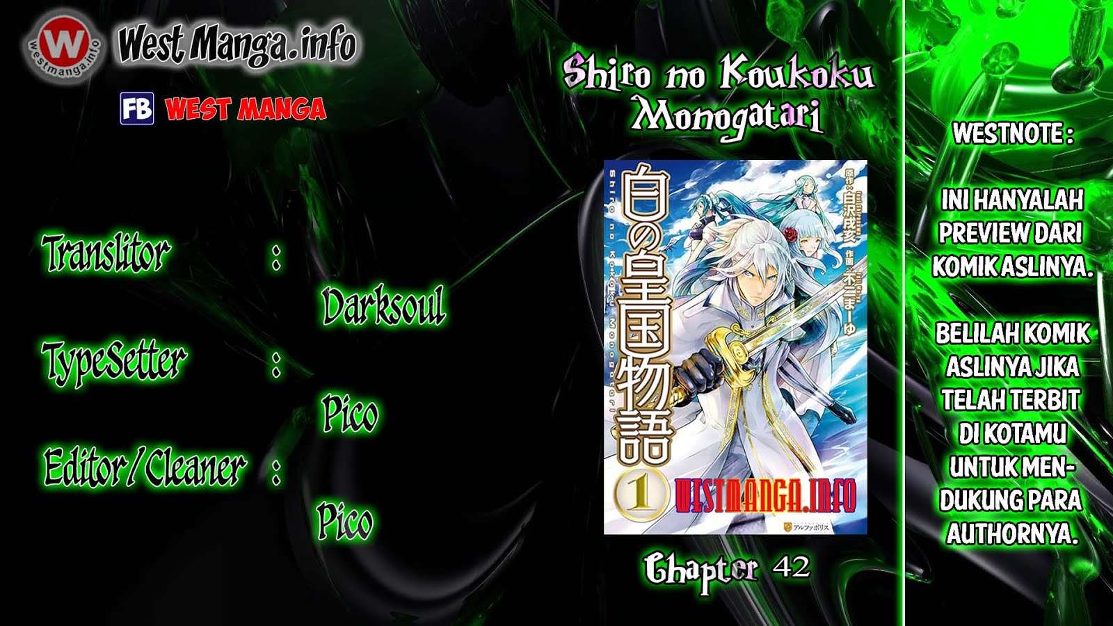 Shiro no Koukoku Monogatari Chapter 42 - halaman 2