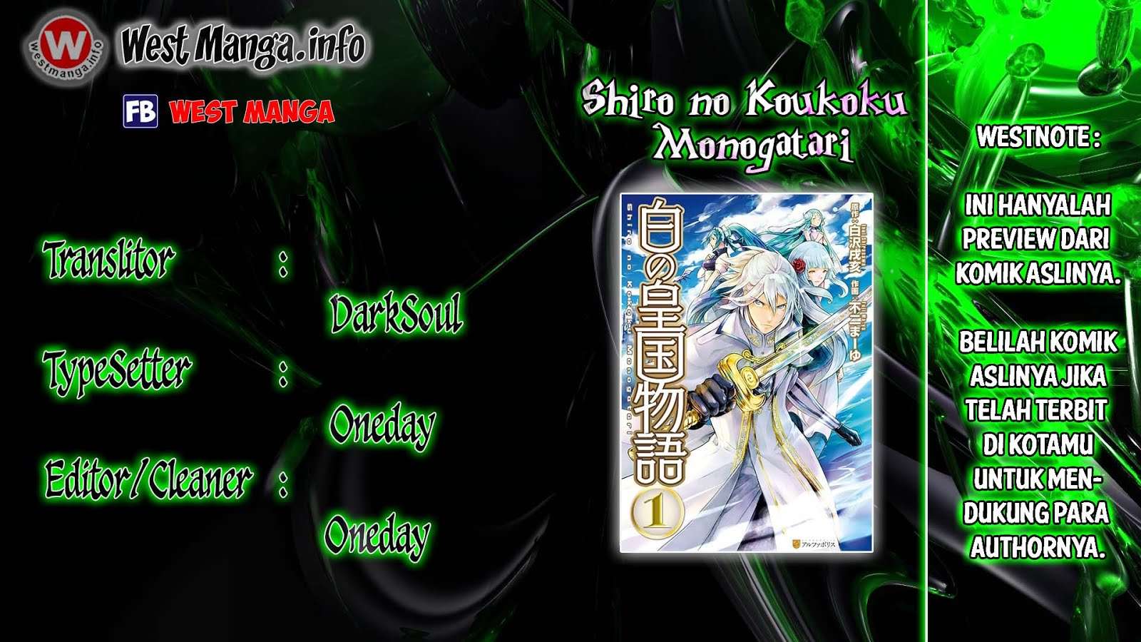 Shiro no Koukoku Monogatari Chapter 44 - halaman 2