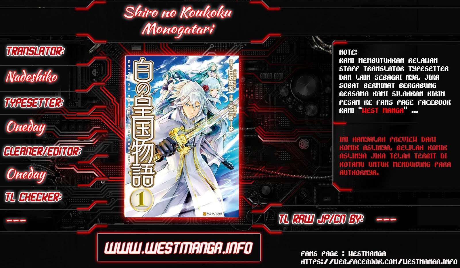 Shiro no Koukoku Monogatari Chapter 61 - halaman 2