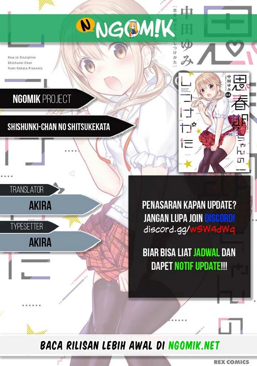 Shishunki-chan no Shitsukekata Chapter 17 - halaman 1