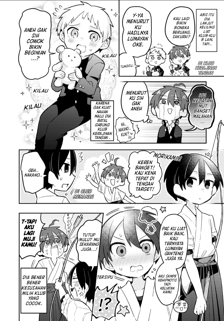 Shishunki to Danshikou!? to Nakano-kun Chapter 1 - halaman 12