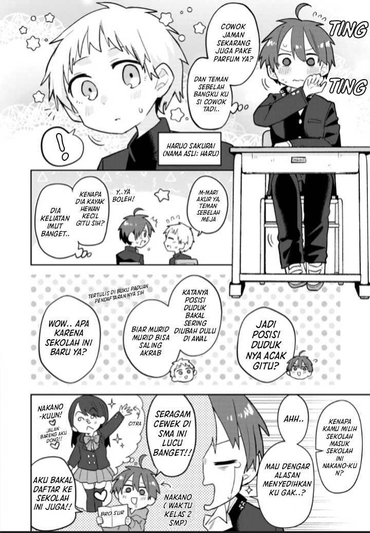 Shishunki to Danshikou!? to Nakano-kun Chapter 1 - halaman 6