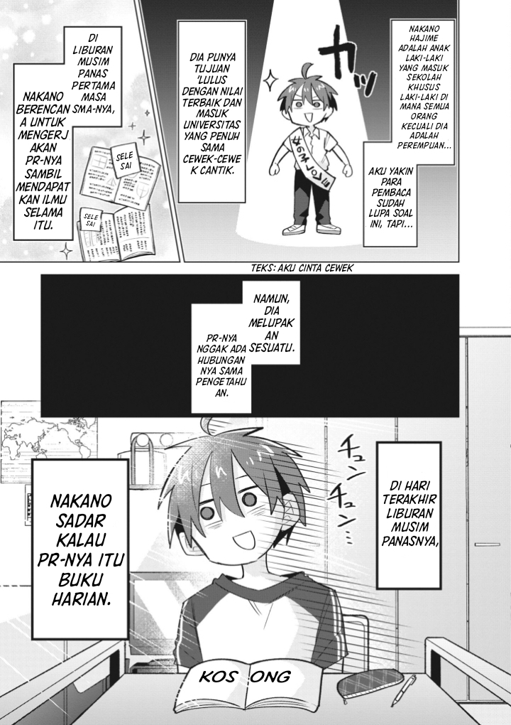 Shishunki to Danshikou!? to Nakano-kun Chapter 11 - halaman 2