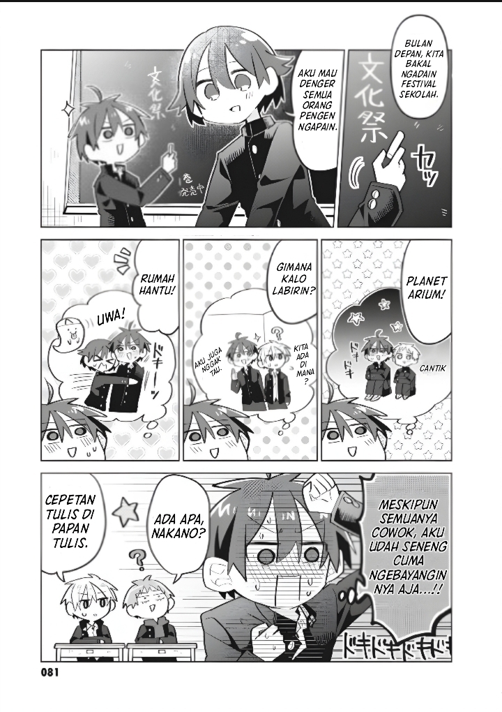 Shishunki to Danshikou!? to Nakano-kun Chapter 13 - halaman 2