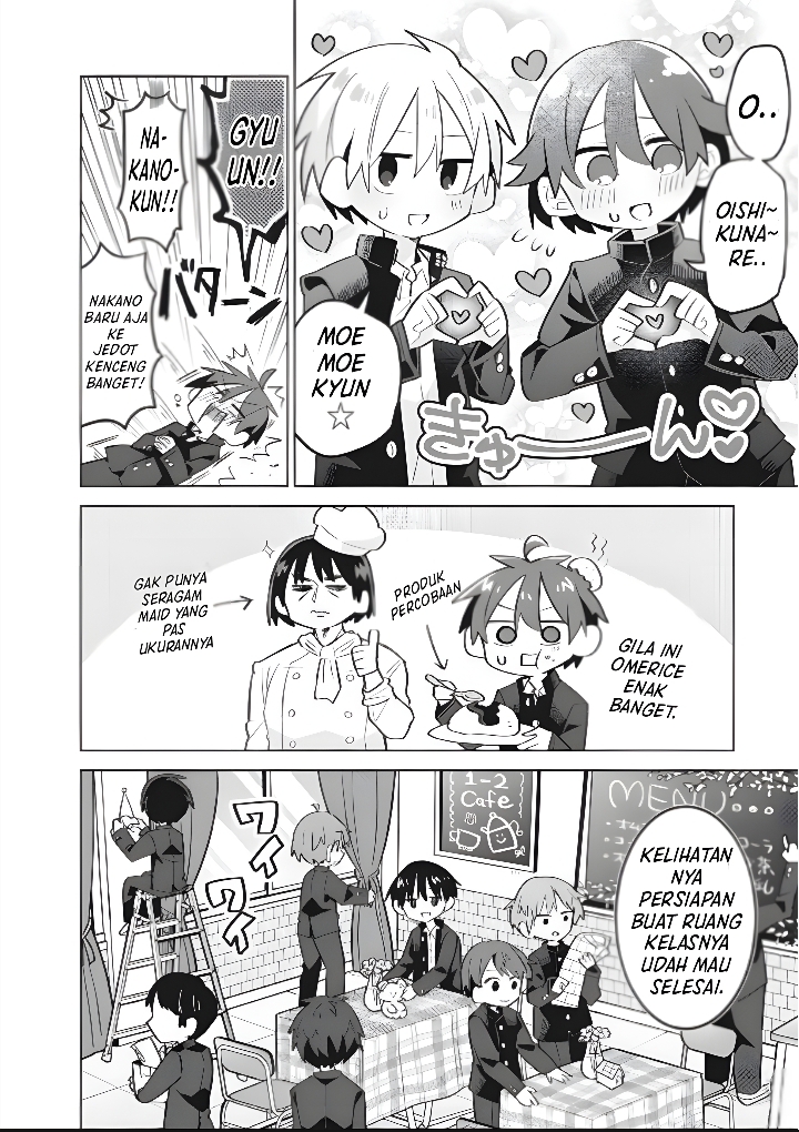 Shishunki to Danshikou!? to Nakano-kun Chapter 13 - halaman 7