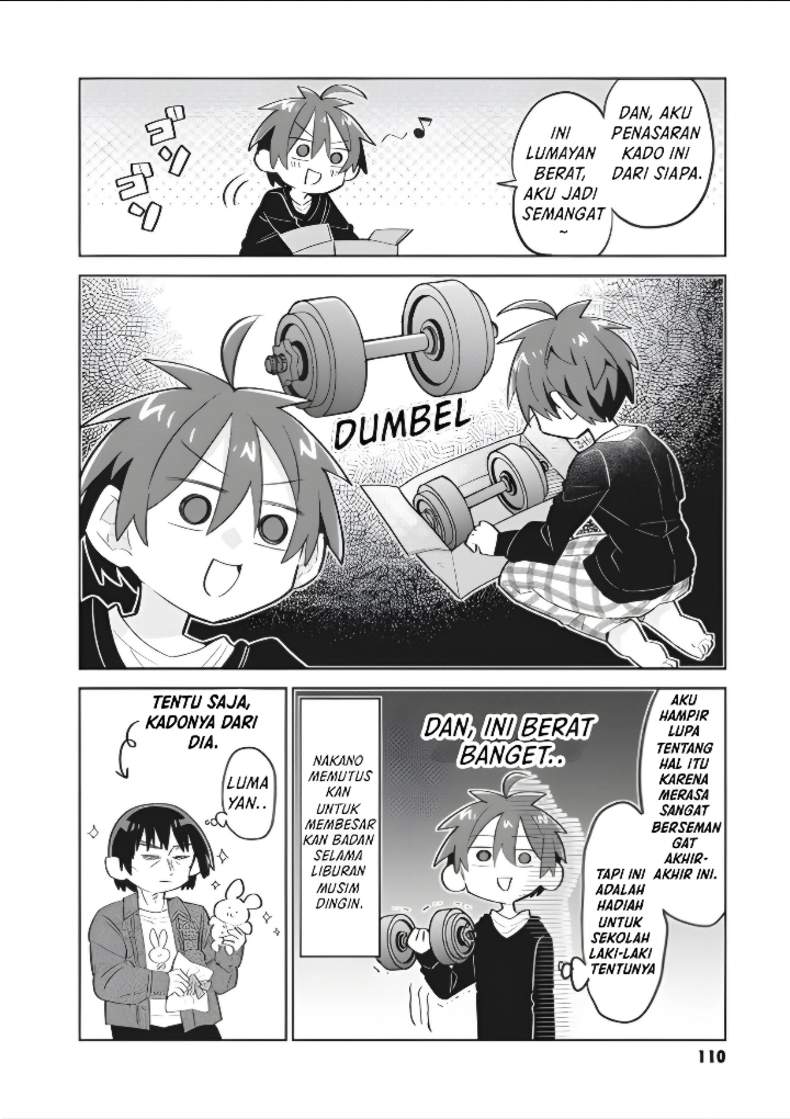 Shishunki to Danshikou!? to Nakano-kun Chapter 14 - halaman 13