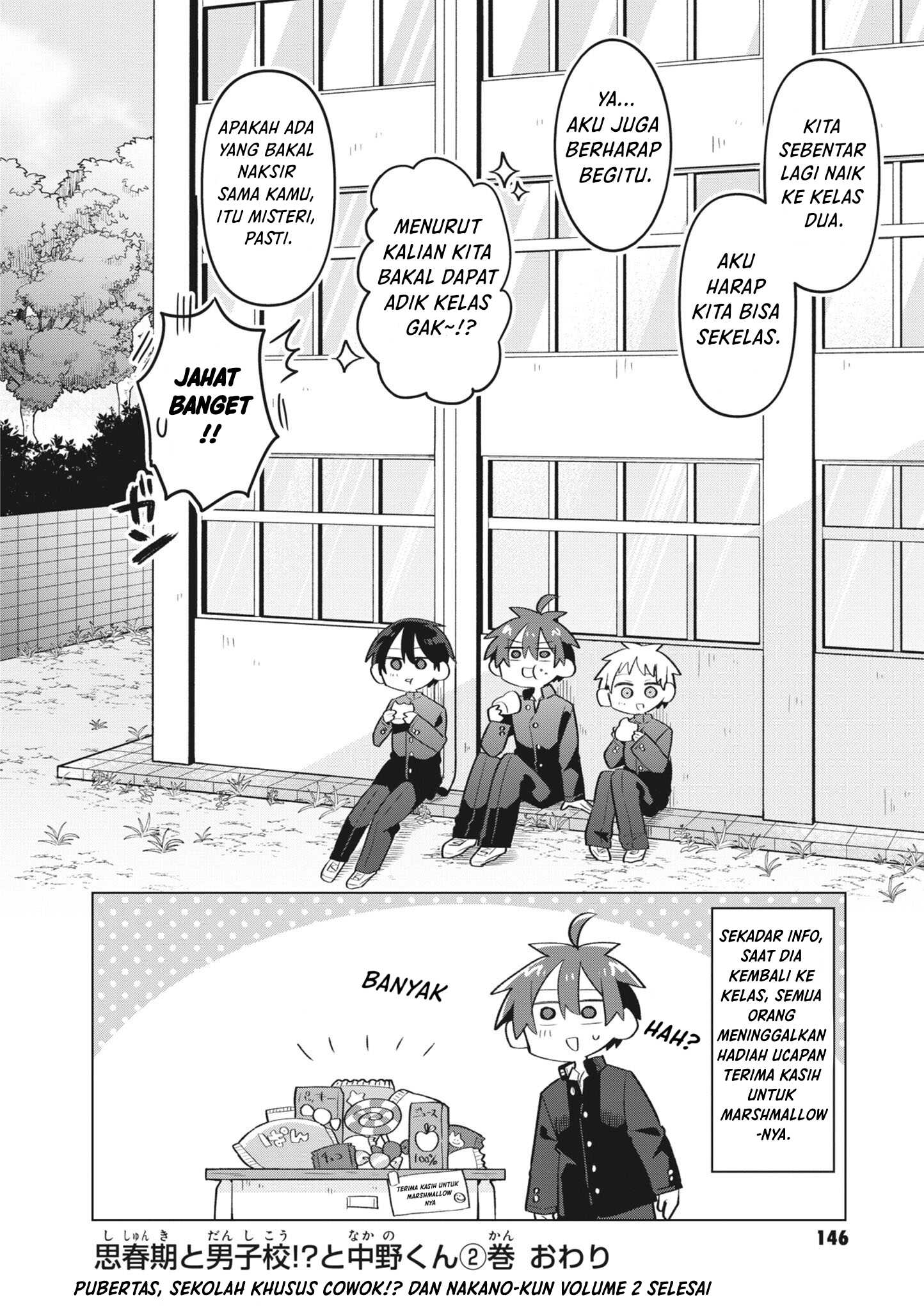 Shishunki to Danshikou!? to Nakano-kun Chapter 16.5 - halaman 15