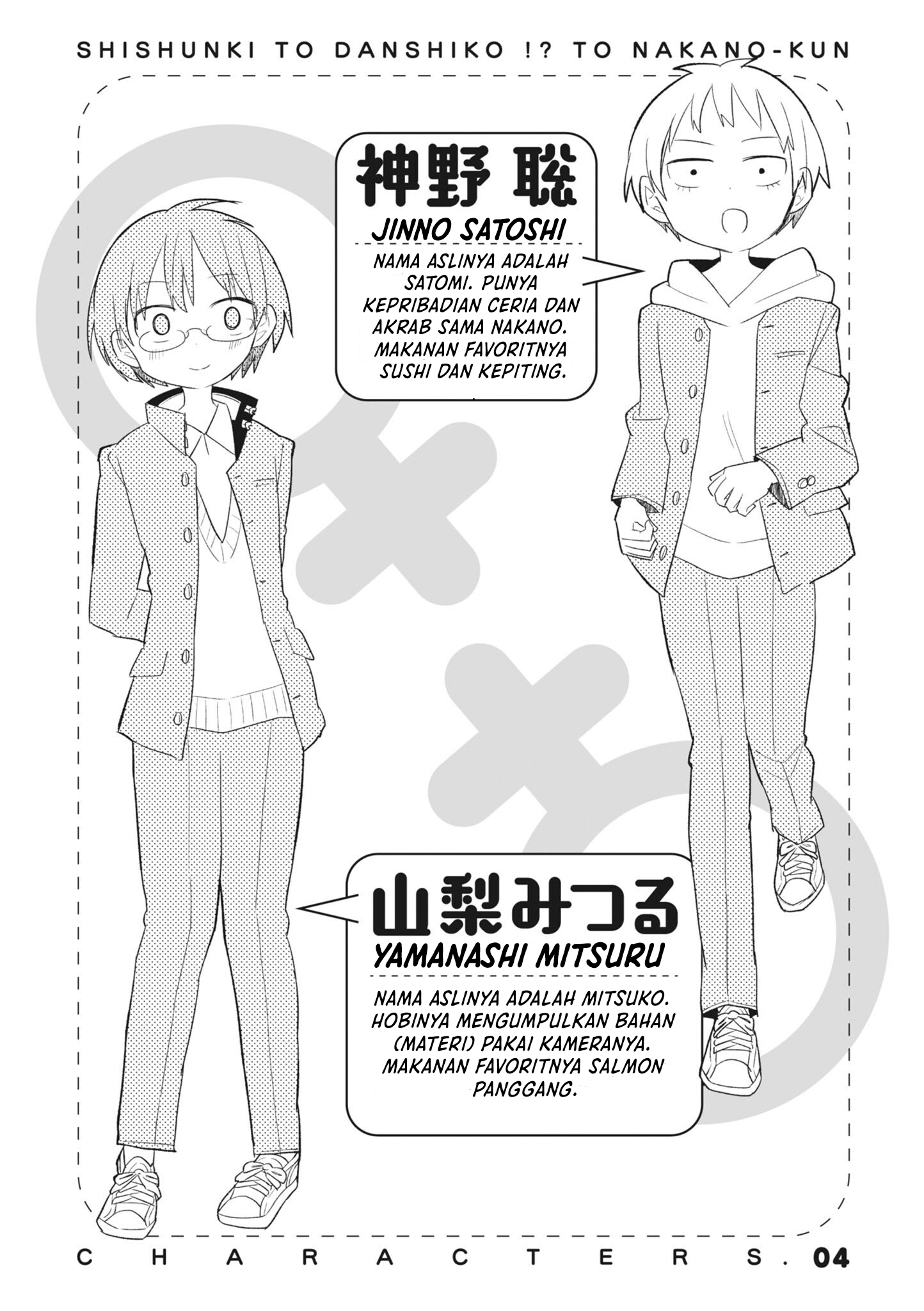 Shishunki to Danshikou!? to Nakano-kun Chapter 16.5 - halaman 3