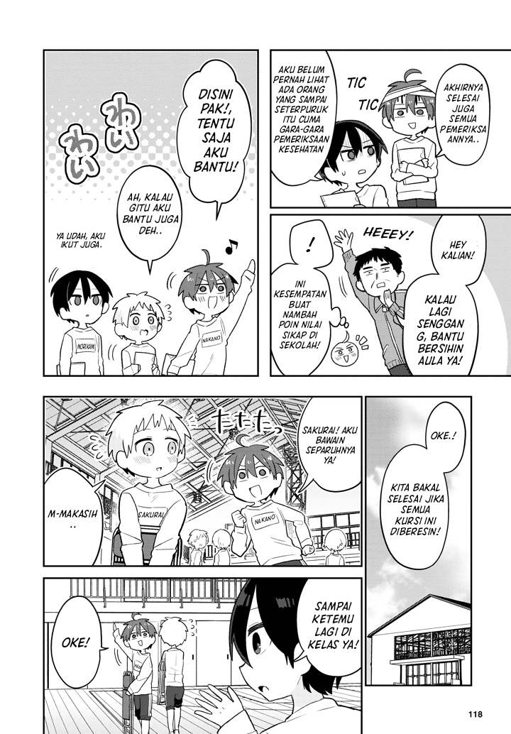 Shishunki to Danshikou!? to Nakano-kun Chapter 2 - halaman 10