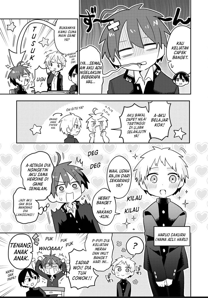 Shishunki to Danshikou!? to Nakano-kun Chapter 2 - halaman 5
