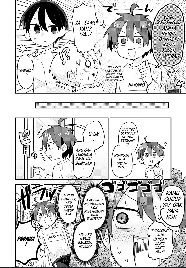 Shishunki to Danshikou!? to Nakano-kun Chapter 2 - halaman 8