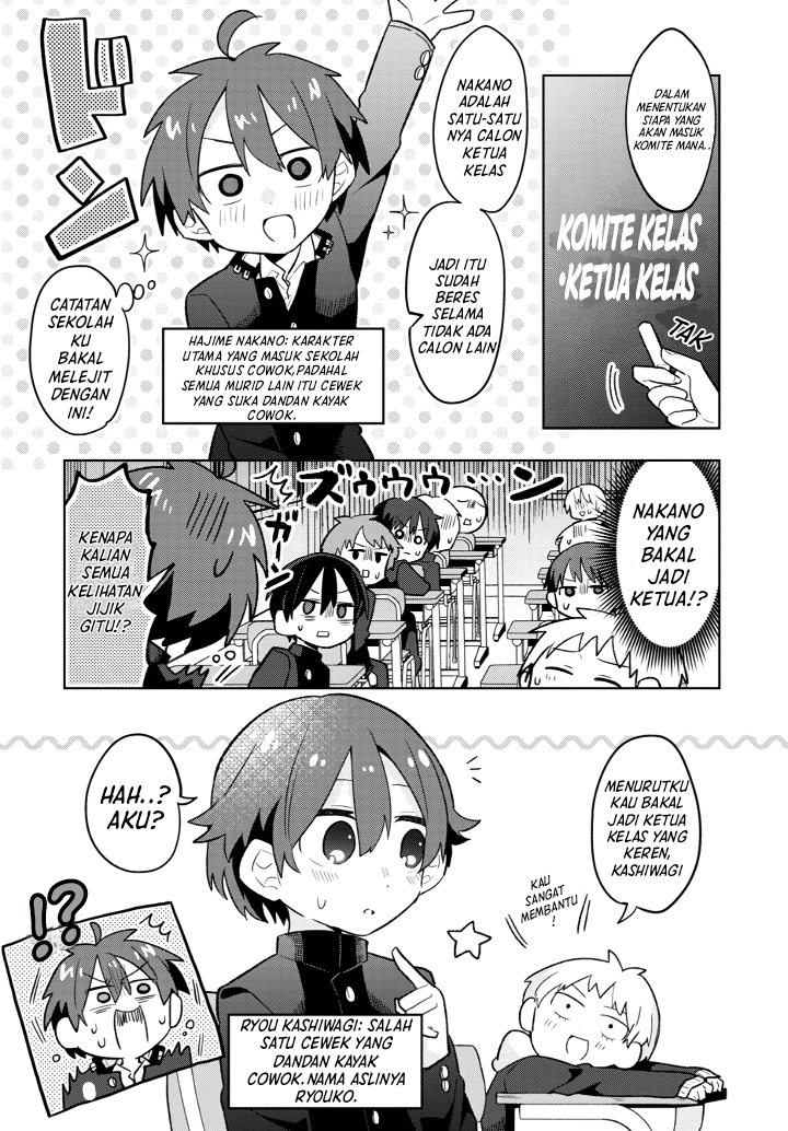 Shishunki to Danshikou!? to Nakano-kun Chapter 5 - halaman 2