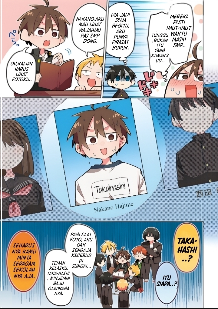 Shishunki to Danshikou!? to Nakano-kun Chapter 8 - halaman 6