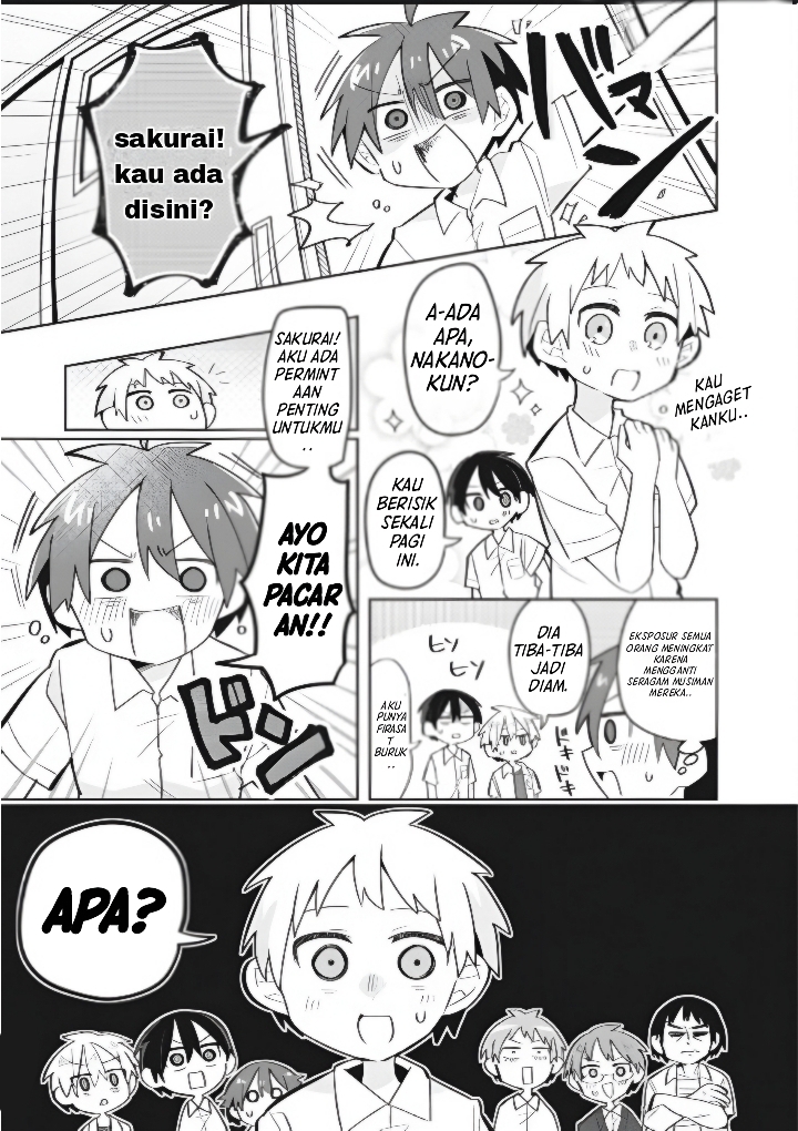 Shishunki to Danshikou!? to Nakano-kun Chapter 9 - halaman 1