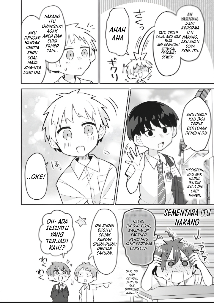 Shishunki to Danshikou!? to Nakano-kun Chapter 9 - halaman 16