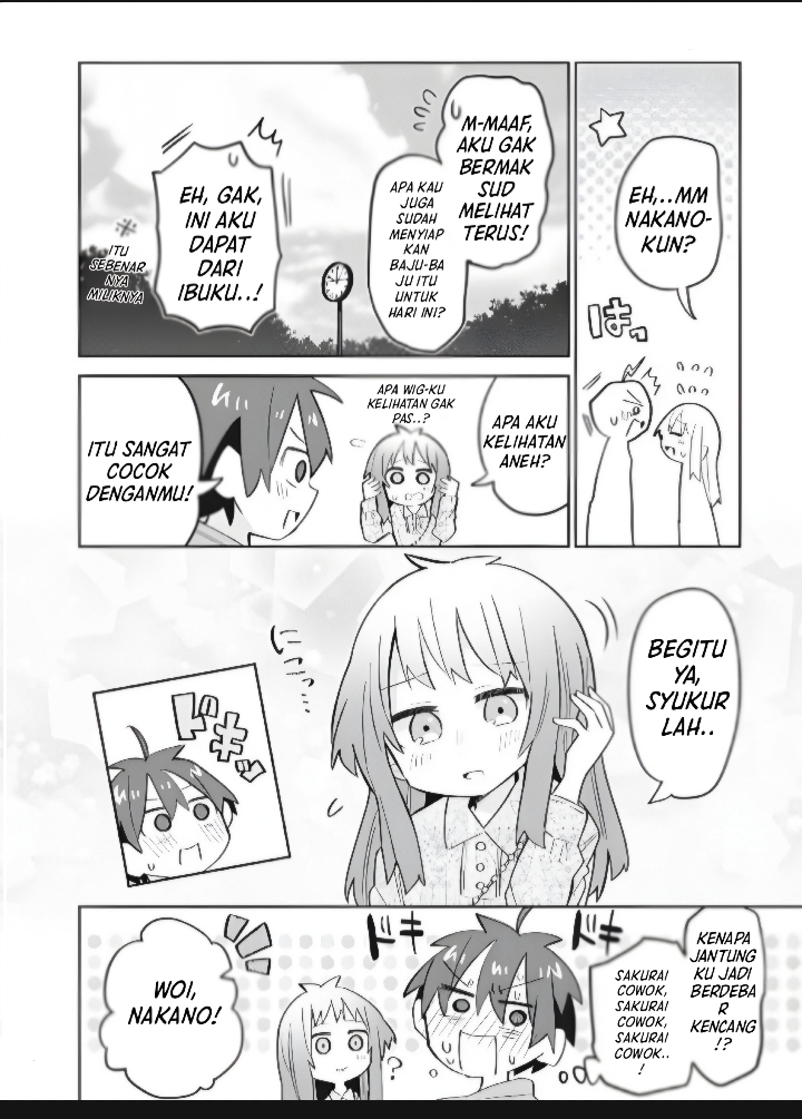 Shishunki to Danshikou!? to Nakano-kun Chapter 9 - halaman 6