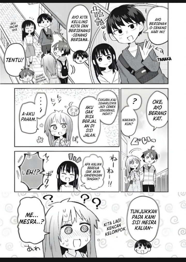 Shishunki to Danshikou!? to Nakano-kun Chapter 9 - halaman 7