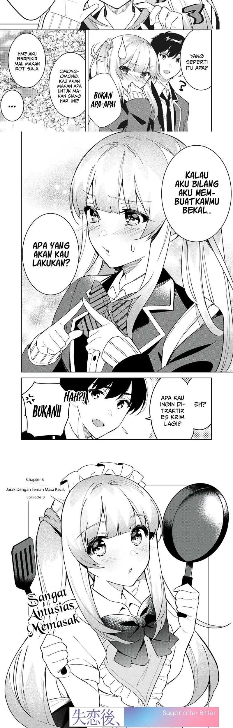 Shitsurengo, Kenaku Datta Osananajimi ga Sato Kashi Mitai ni Amai ~ Sugar After Bitter ~ Chapter 3 - halaman 3