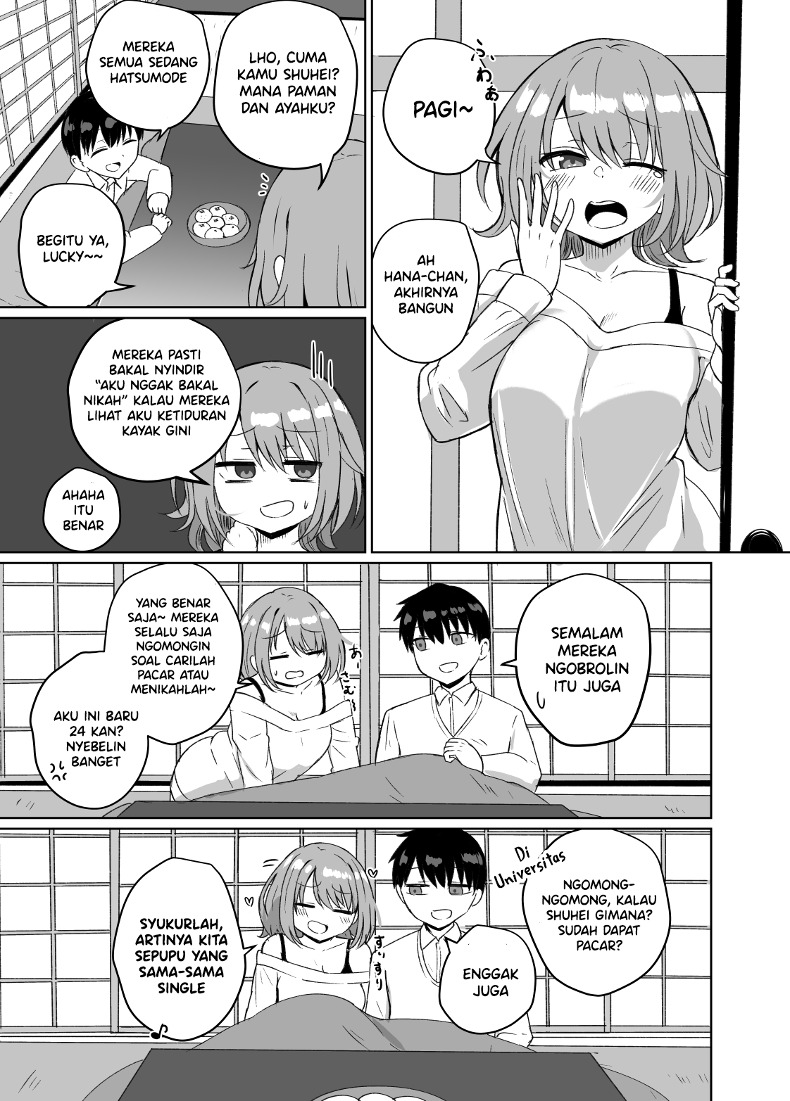 Shogatsu ni kaettekita itoko no kekkon aite o sagasu hanashi Chapter 0 - halaman 2