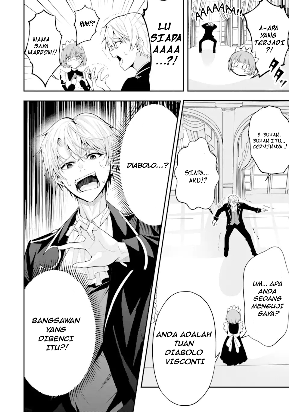 Shokei Flag no Akuyaku Kizoku ni Tensei shita ga, Shinitakunai node Yami Mahou wo Kiwamete Heroine-tachi wo Sukuimasu Chapter 1.1 - halaman 9