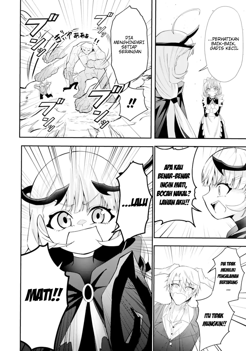 Shokei Flag no Akuyaku Kizoku ni Tensei shita ga, Shinitakunai node Yami Mahou wo Kiwamete Heroine-tachi wo Sukuimasu Chapter 1.2 - halaman 26