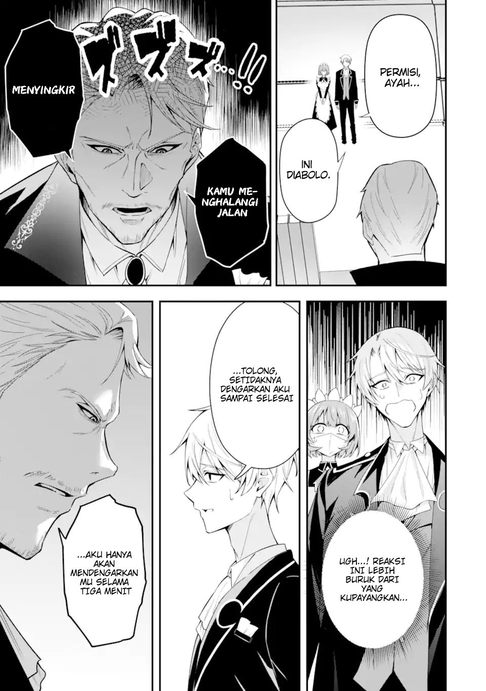 Shokei Flag no Akuyaku Kizoku ni Tensei shita ga, Shinitakunai node Yami Mahou wo Kiwamete Heroine-tachi wo Sukuimasu Chapter 1.2 - halaman 3