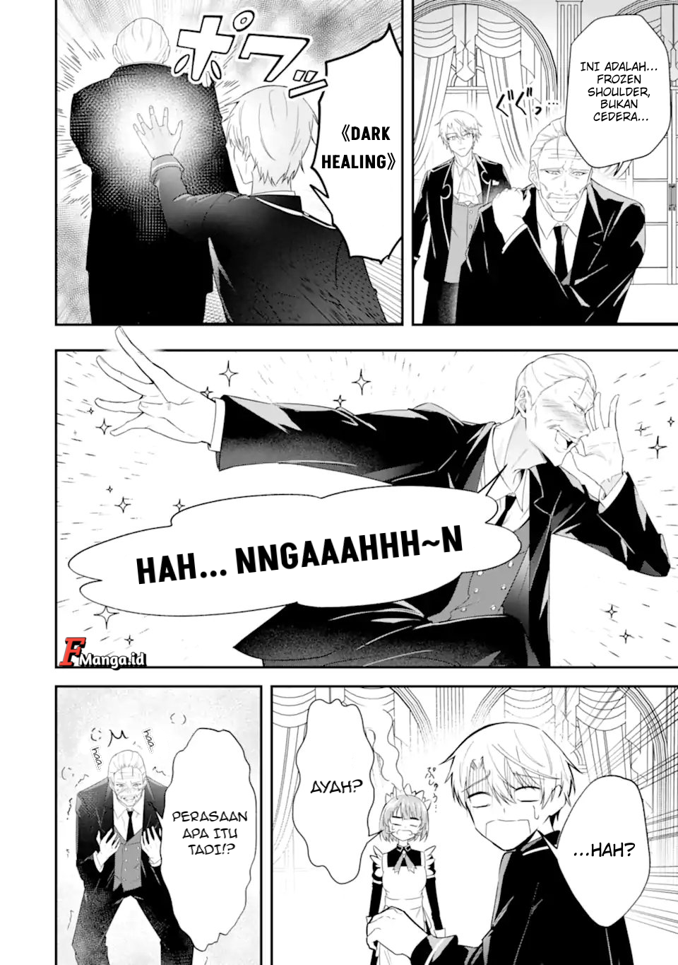 Shokei Flag no Akuyaku Kizoku ni Tensei shita ga, Shinitakunai node Yami Mahou wo Kiwamete Heroine-tachi wo Sukuimasu Chapter 2.1 - halaman 13