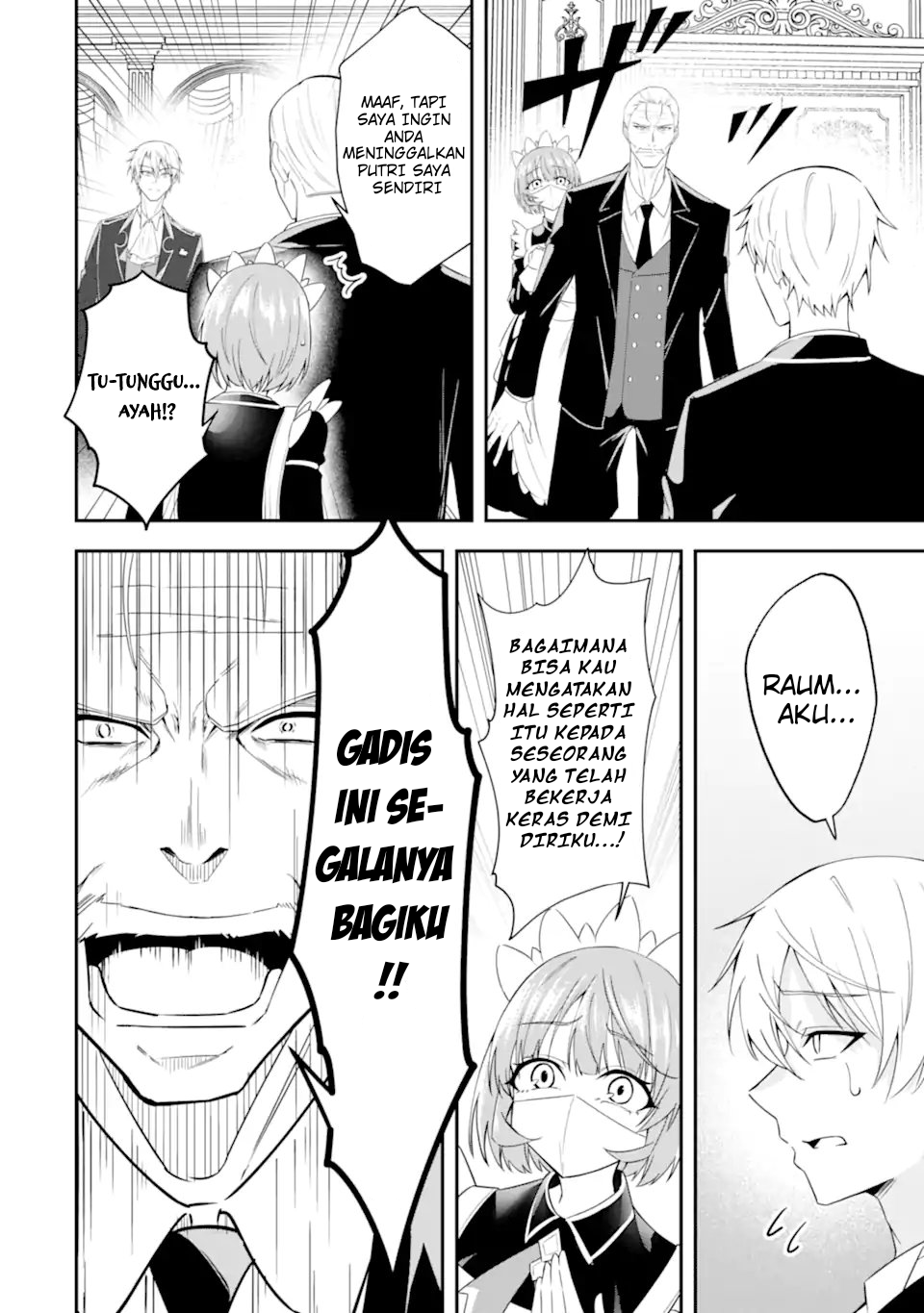 Shokei Flag no Akuyaku Kizoku ni Tensei shita ga, Shinitakunai node Yami Mahou wo Kiwamete Heroine-tachi wo Sukuimasu Chapter 2.1 - halaman 9