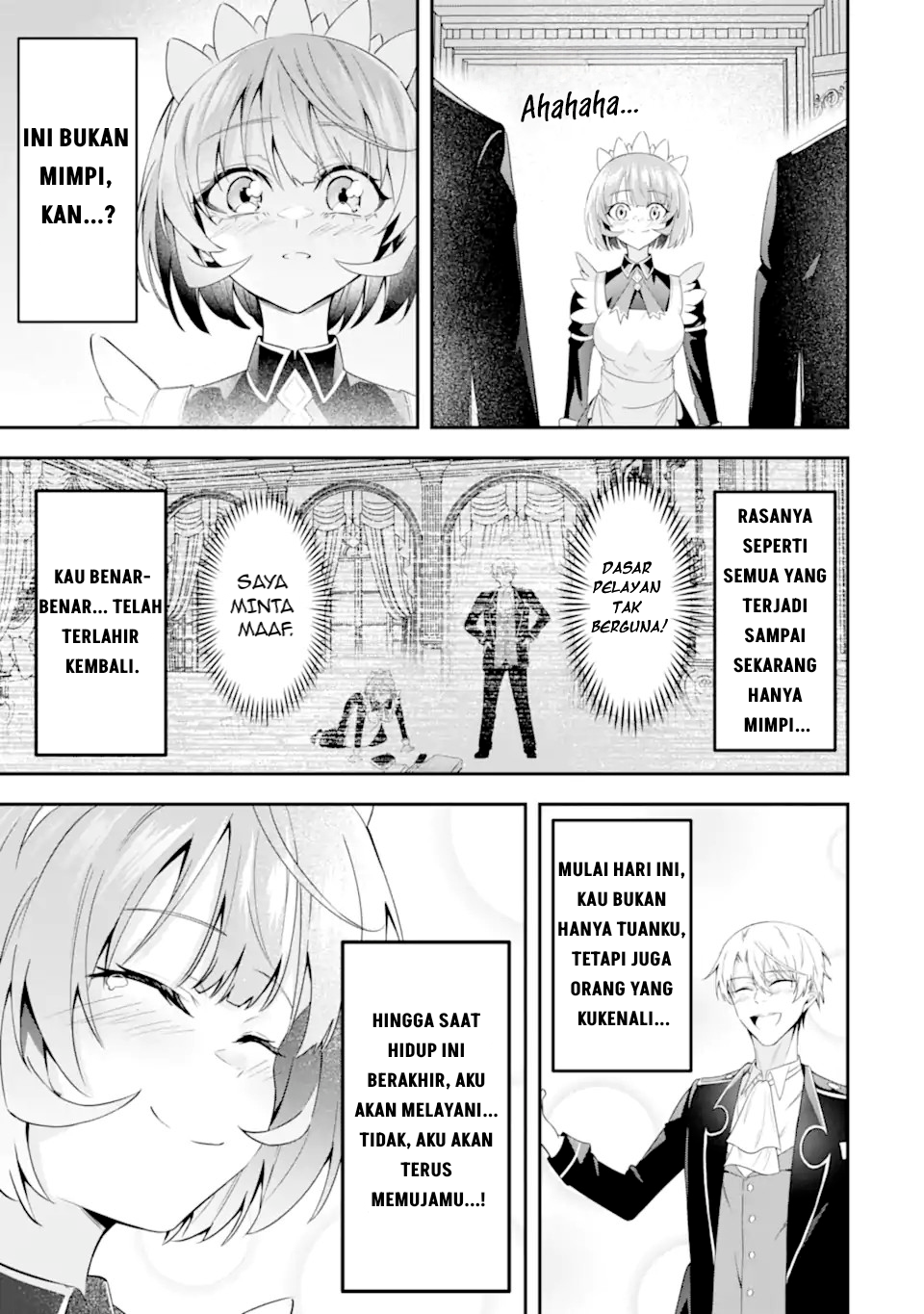 Shokei Flag no Akuyaku Kizoku ni Tensei shita ga, Shinitakunai node Yami Mahou wo Kiwamete Heroine-tachi wo Sukuimasu Chapter 2.2 - halaman 6