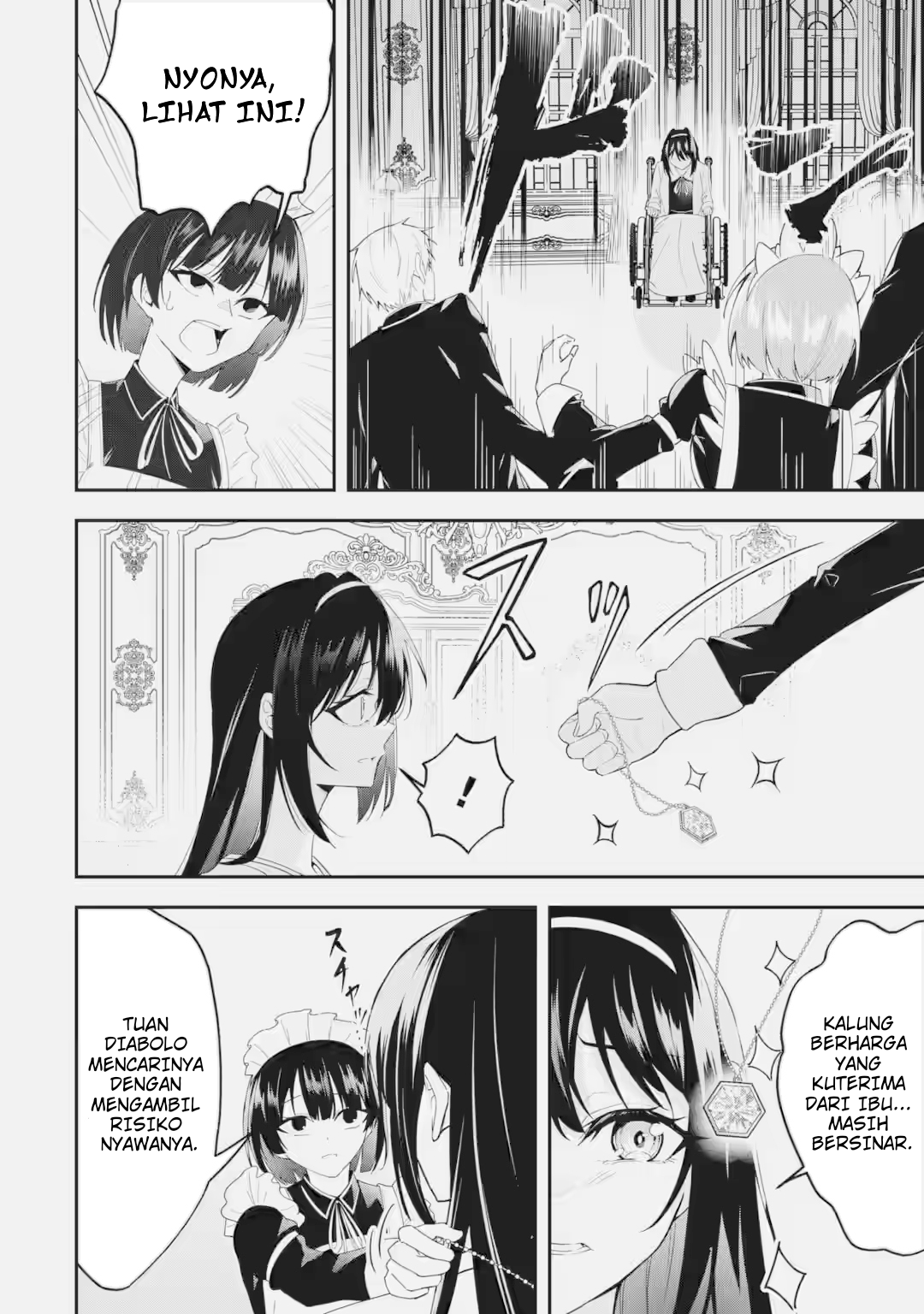 Shokei Flag no Akuyaku Kizoku ni Tensei shita ga, Shinitakunai node Yami Mahou wo Kiwamete Heroine-tachi wo Sukuimasu Chapter 3.2 - halaman 4