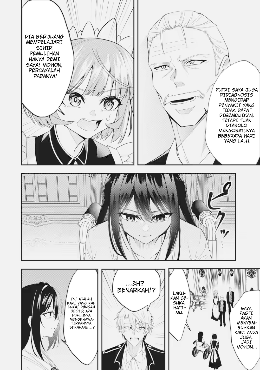 Shokei Flag no Akuyaku Kizoku ni Tensei shita ga, Shinitakunai node Yami Mahou wo Kiwamete Heroine-tachi wo Sukuimasu Chapter 3.2 - halaman 6