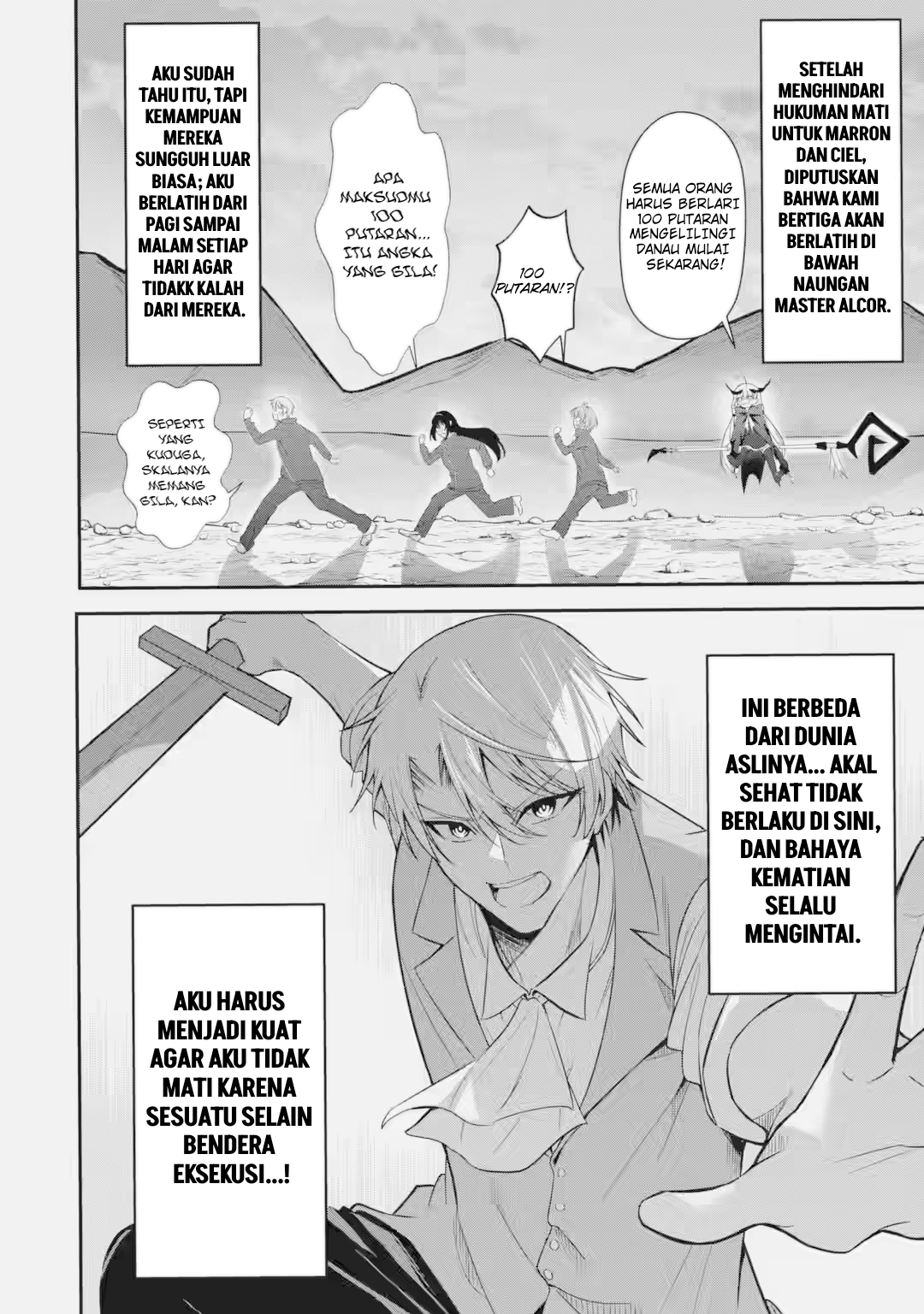 Shokei Flag no Akuyaku Kizoku ni Tensei shita ga, Shinitakunai node Yami Mahou wo Kiwamete Heroine-tachi wo Sukuimasu Chapter 3.3 - halaman 7