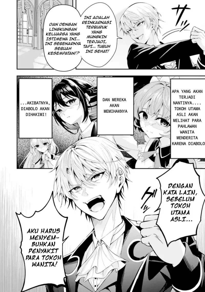 Shokei Flag No Akuyaku Kizoku Ni Tensei Shitaga, Shinitakunainode Yami Maho Wo Kiwamete Heroine Tachi Wo Sukuimasu Byojakuna Heroine Wo Care Shitara Naze Ka Ore Ga Dekiai Sareta Ken Chapter 1.1 - halaman 23