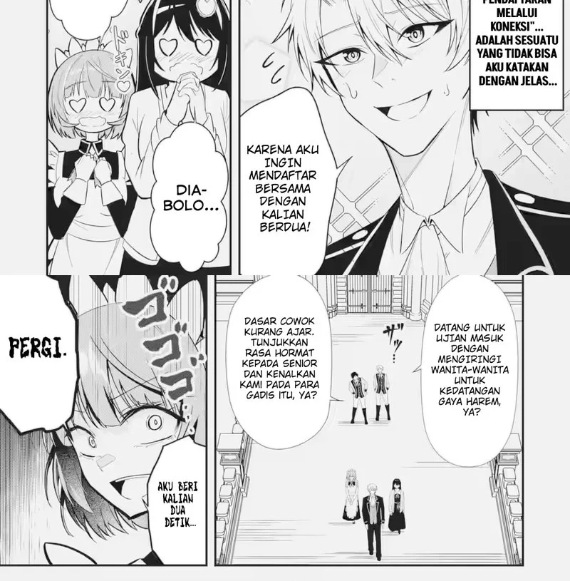 Shokei Flag No Akuyaku Kizoku Ni Tensei Shitaga, Shinitakunainode Yami Maho Wo Kiwamete Heroine Tachi Wo Sukuimasu Byojakuna Heroine Wo Care Shitara Naze Ka Ore Ga Dekiai Sareta Ken Chapter 3.3 - halaman 6