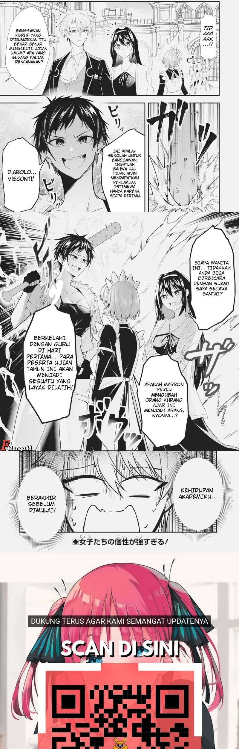Shokei Flag No Akuyaku Kizoku Ni Tensei Shitaga, Shinitakunainode Yami Maho Wo Kiwamete Heroine Tachi Wo Sukuimasu Byojakuna Heroine Wo Care Shitara Naze Ka Ore Ga Dekiai Sareta Ken Chapter 3.3 - halaman 7