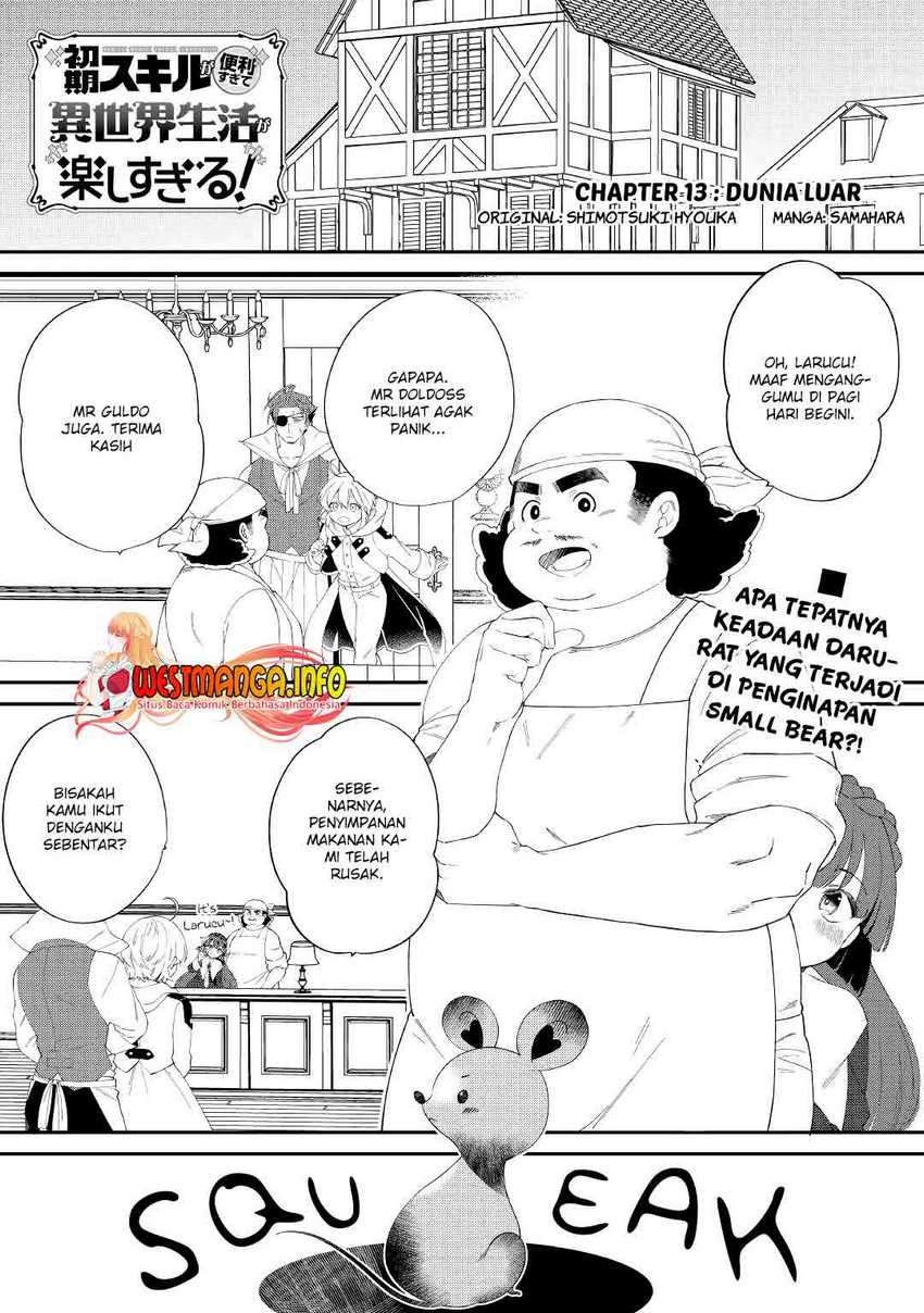 Shoki Skill ga Benri Sugite Isekai Seikatsu ga Tanoshisugiru! Chapter 13 - halaman 2