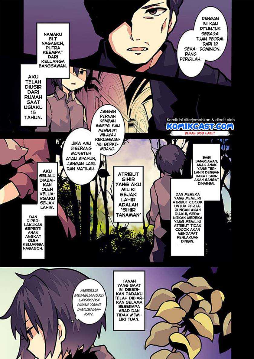 Shokubutsu Mahou Chito de Nonbiri Ryoshu Seikatsu Hajimemasu Zense no Chishiki o Kushi Shite Nogyo Shitara, Gyakuten Jinsei Hajimatta Kudan Chapter 1.1 - halaman 3